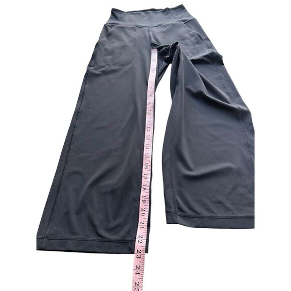 Lululemon Black Align Wide Leg Crop 23" size 4 - Picture 12 of 13